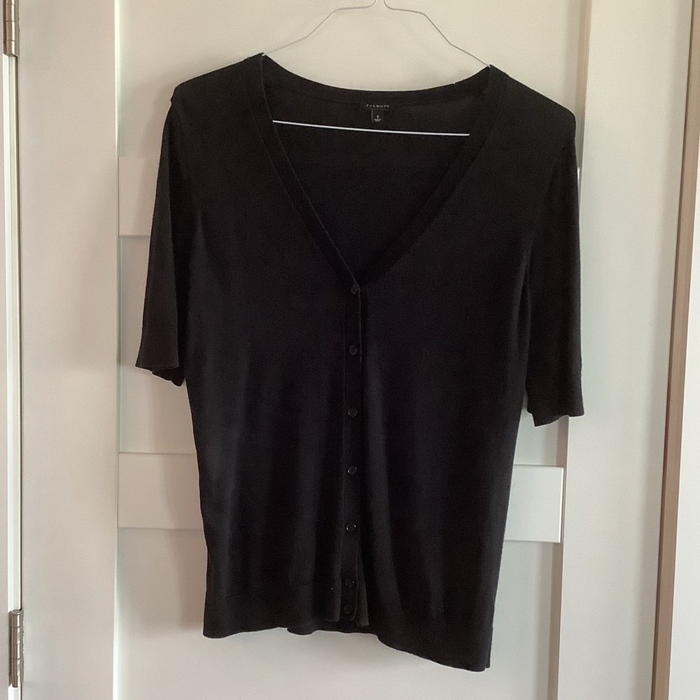 Talbots elbow length sleeve cardigan